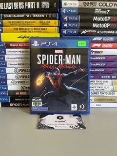 PS4 Marvel Spiderman miles morales / spider-man R3 Rall asia cd disc used like new