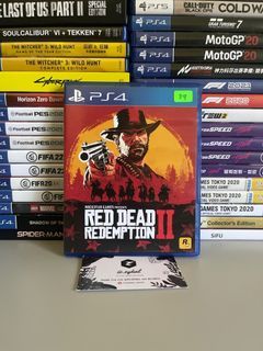 PS4 red dead redemption 2 / rdr2 / rdr II used like new R3 Rall english chinese cd disc