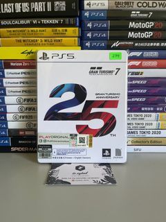 PS5 gran turismo 7 25th anniversary used like new R3 Rall english chinese cd disc