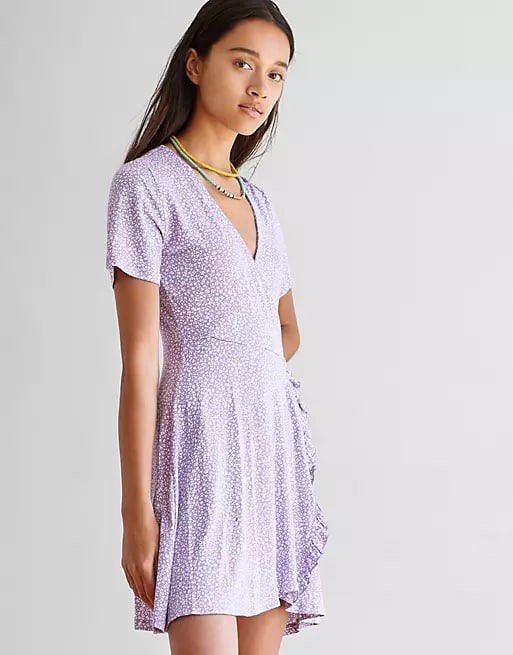 Pull and bear wrap dress 2025