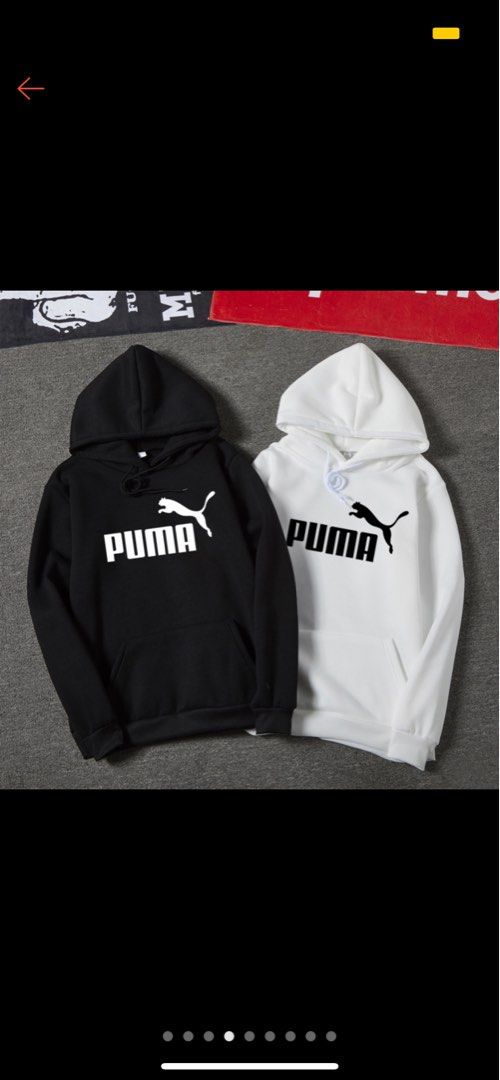 White sales puma sweater