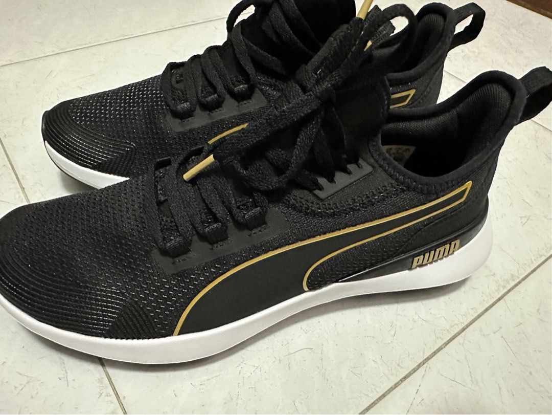 Puma pure black shoes shop