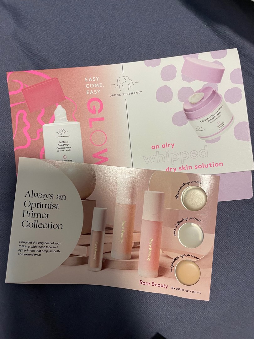 Rare Beauty/ Drunk Elephant samples, Beauty & Personal Care, Face, Face
