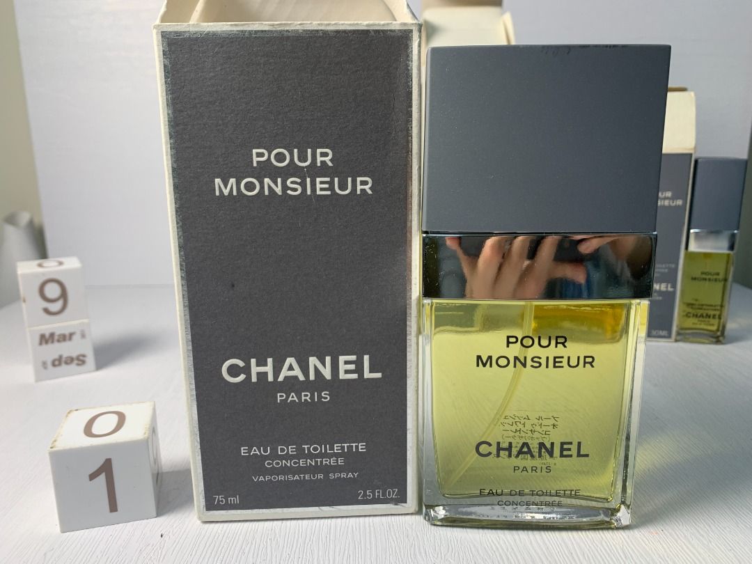 Rare Chanel Pour Monsieur 75ml 2.5 oz Eau de Toilette Concentree - 090323,  美容＆個人護理, 健康及美容- 香水＆香體噴霧- Carousell