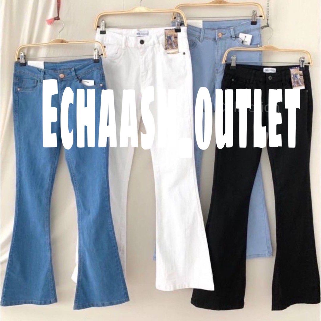 Raya promotion 2023 ( bootcut jeans min order 2 pcs), Women's