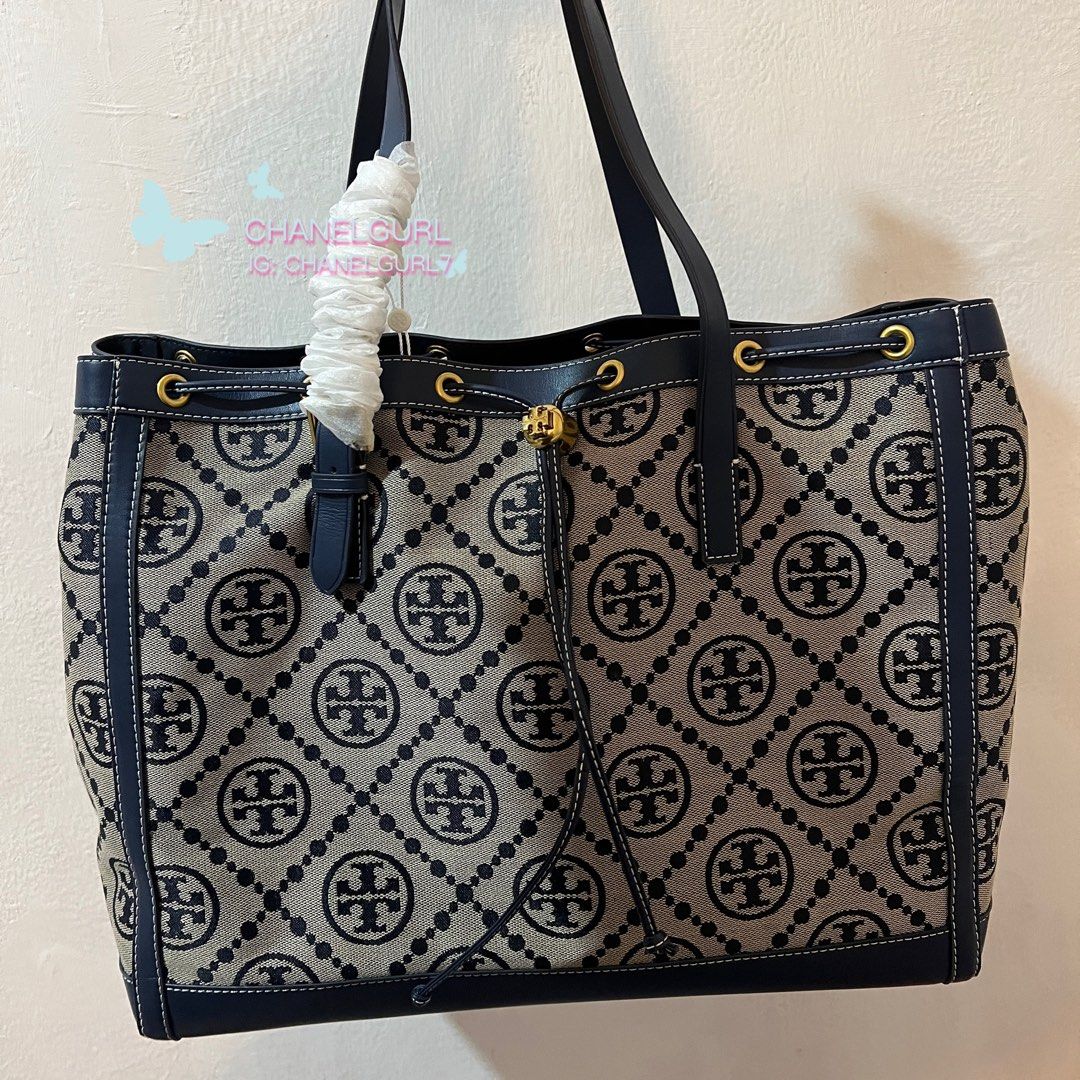 Real Shot Tory Burch T monogram Jacquard tote bag Large size, Women's  Fashion, Bags & Wallets, Tote Bags on Carousell