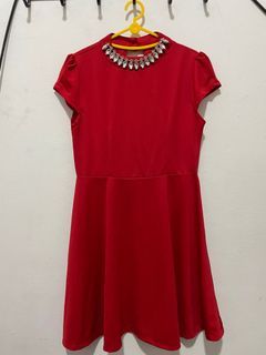 Red Party Dress (with accessories)