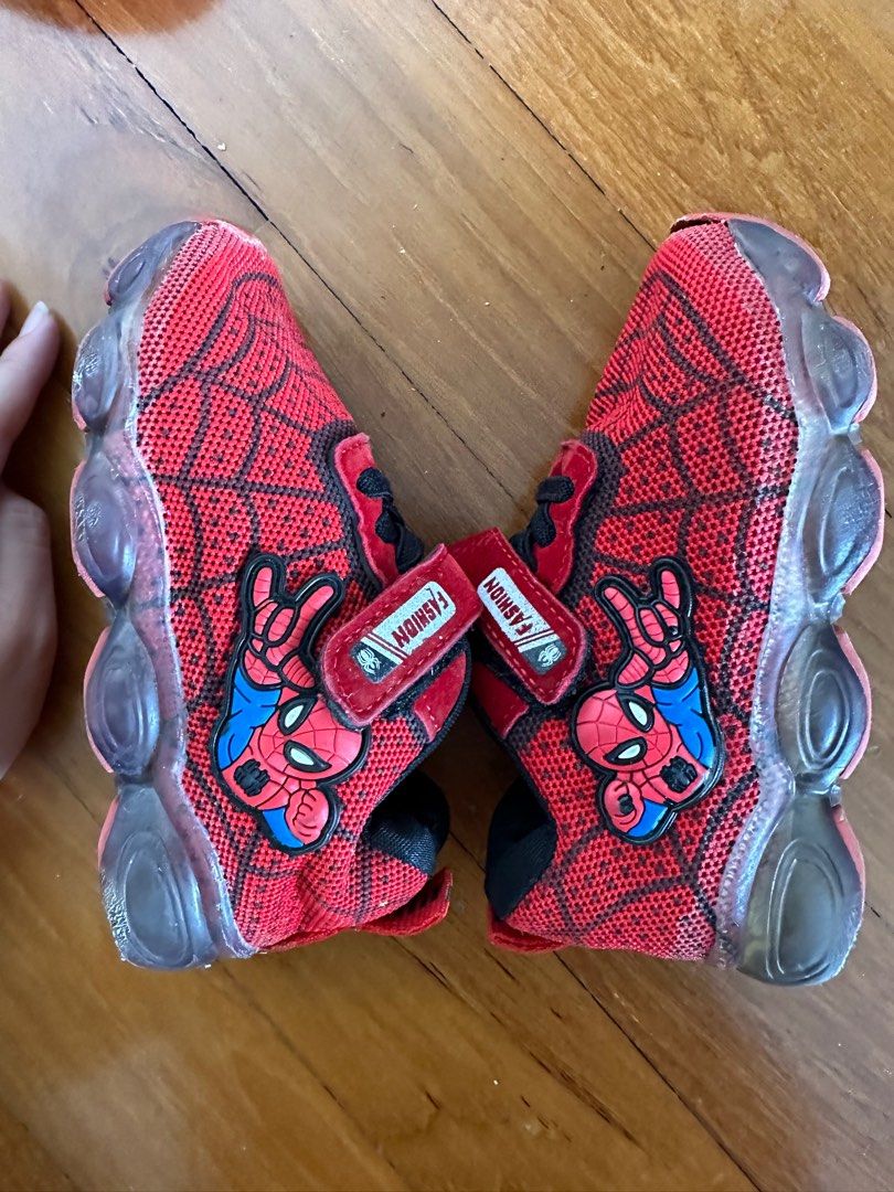 Red spiderman shoes online