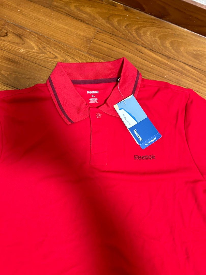 reebok drifit polo tee Men s Fashion Tops Sets Tshirts Polo
