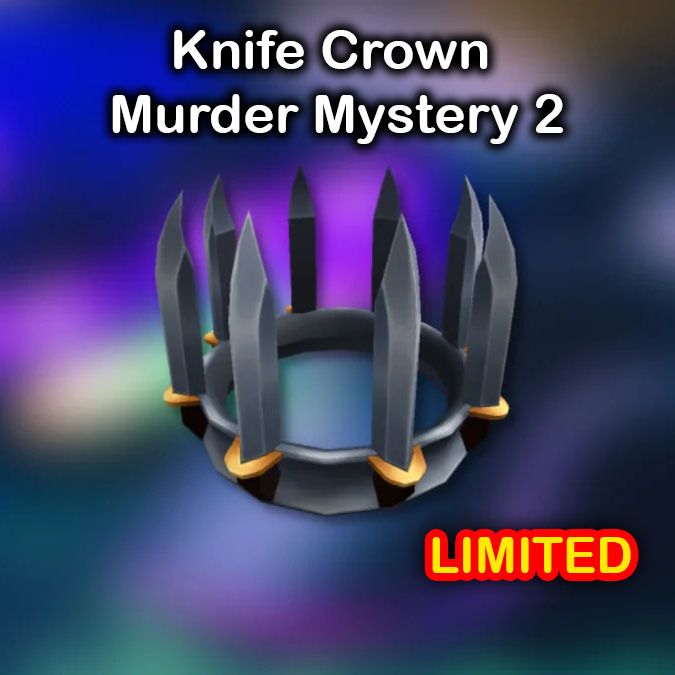 ROBLOX Knife Crown Murder Mystery 2, Video Gaming, Gaming Accessories ...