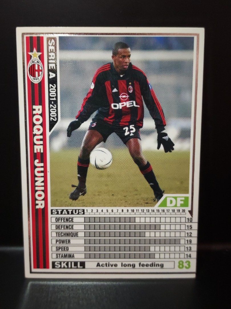 2001 Panini Calcio Roque Junior #49 Rookie RC