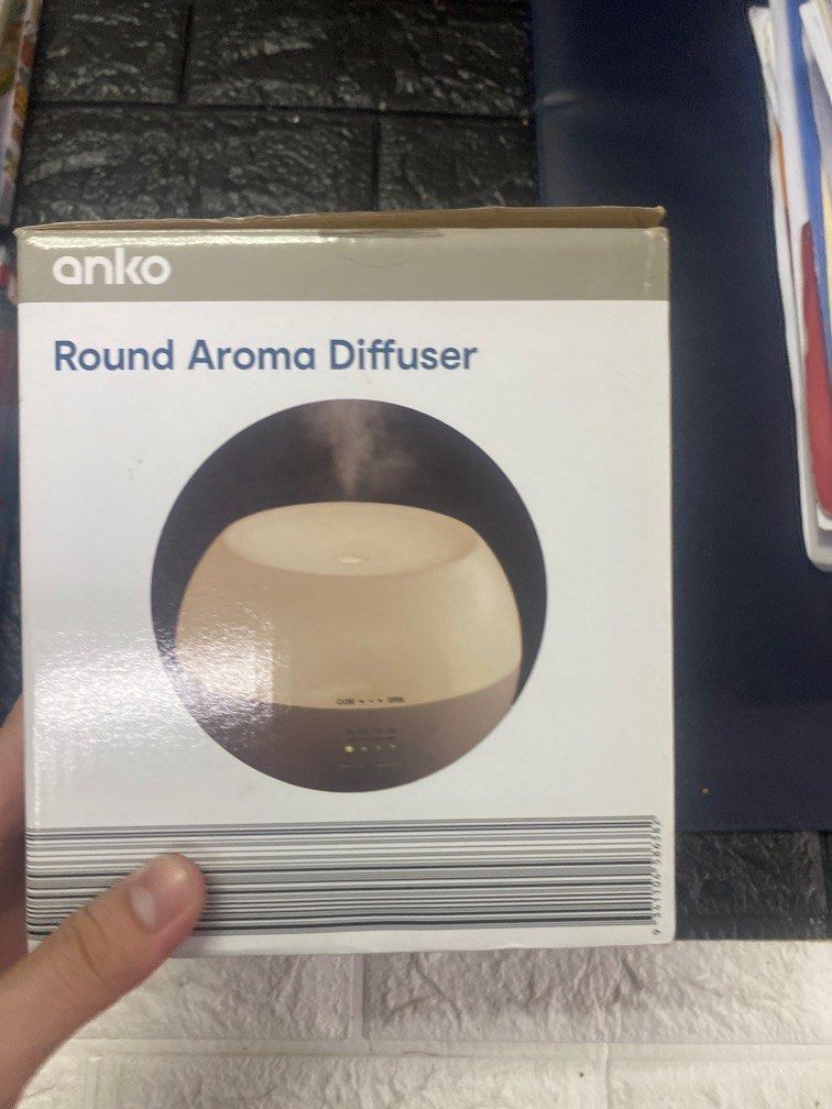 Round Aroma Diffuser Anko, TV & Home Appliances, Air Purifiers & Dehumidifiers on Carousell
