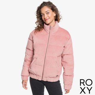 Roxy- ADVENTURE COAST 鋪棉外套-粉紅