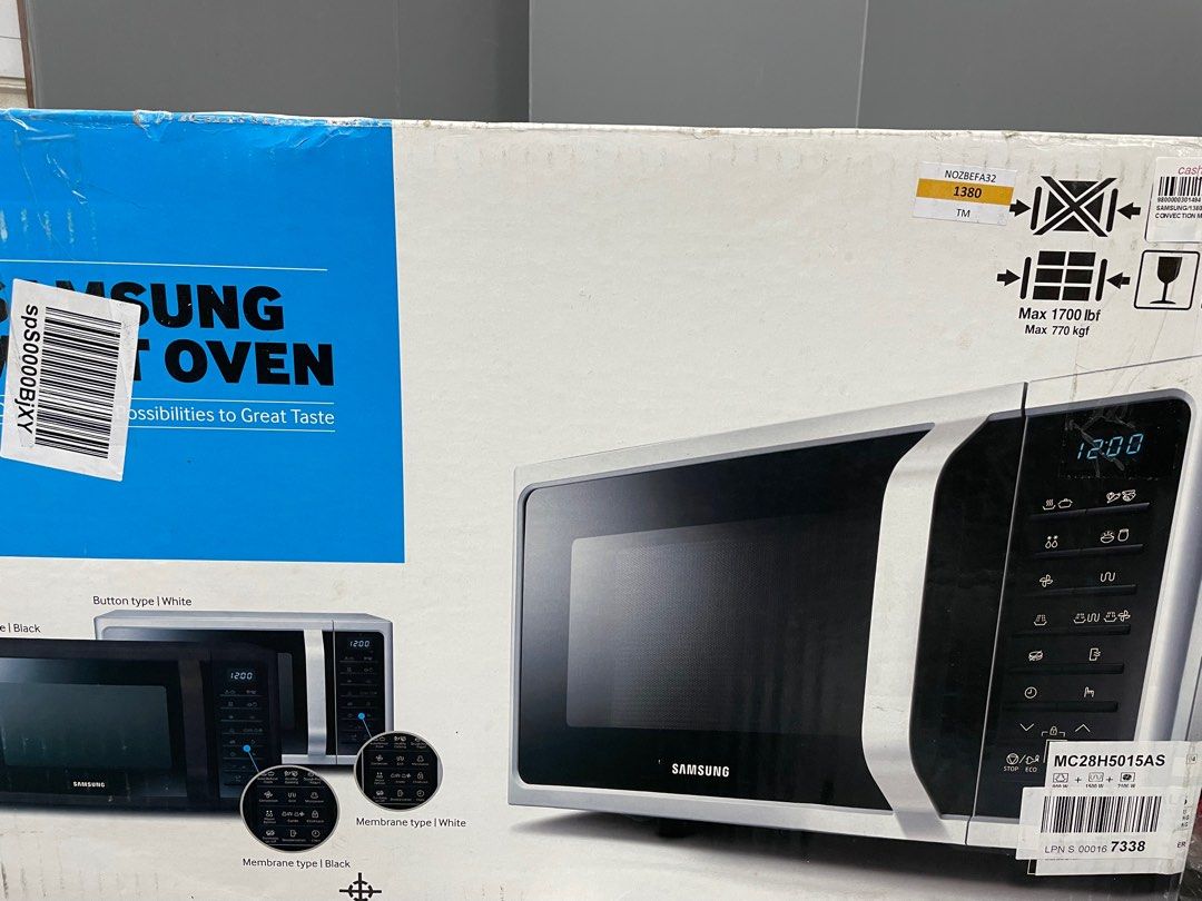 Samsung Convection Oven MC28H5015AS Minor Dent, TV & Home Appliances