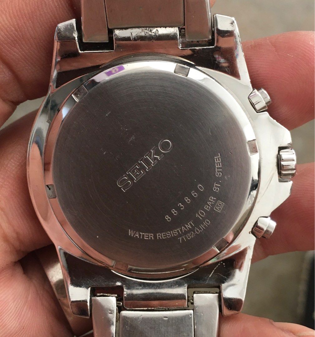 Seiko Chronograph quartz, Men's Fashion, Watches & Accessories, Watches on  Carousell
