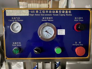 Semi Automatic Vacuum Capping Machine