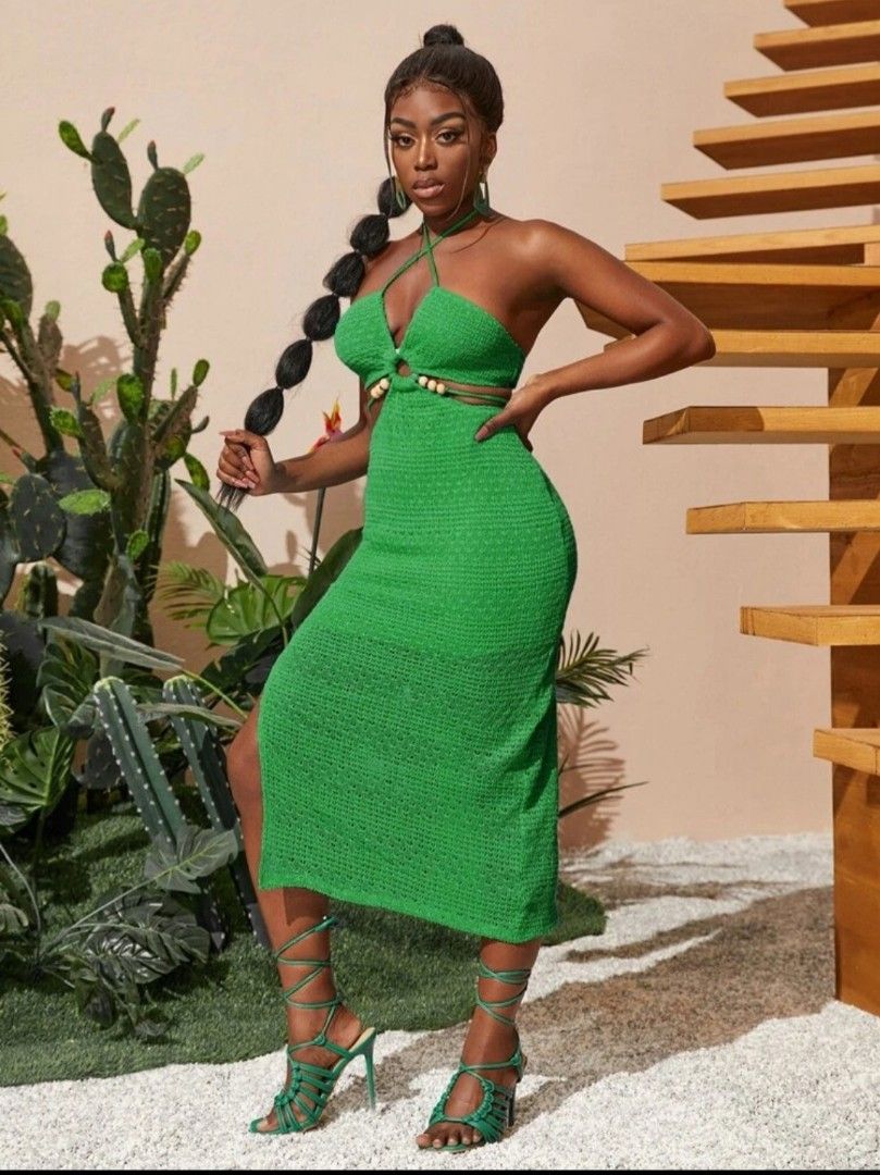 Shein crochet dress Women s Fashion Dresses Sets Dresses on