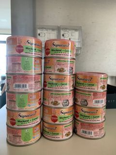 FREE 16 cans of Signature 7  Cat Food 