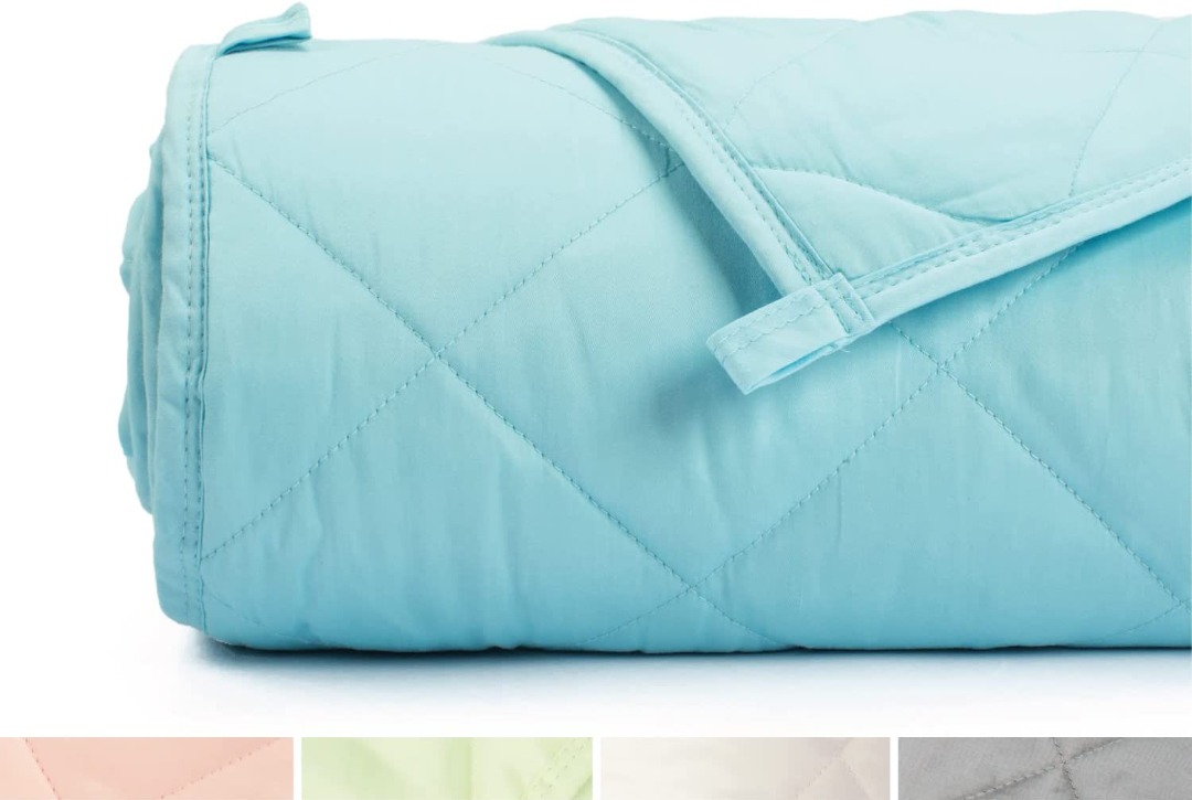 Simple Being Weighted Blanket, Patented 9 Layer Design (Sky Blue, 60x80