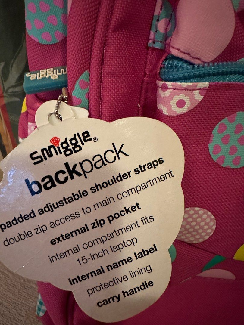 Smiggle backpack NEW, Women's Fashion, Bags & Wallets, Backpacks on