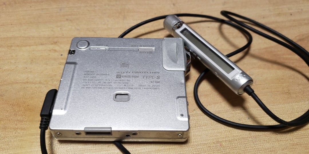 SONY MZ~N10 MD機 無電試，平放