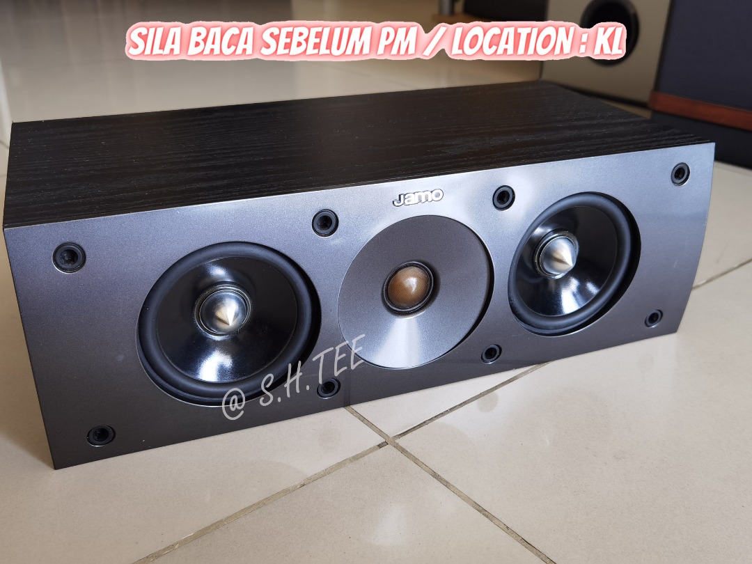 Speaker Jamo S60 Centre Wooden High Performance, Audio, Soundbars