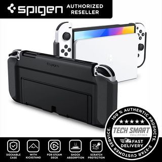 Spigen Thin Fit for Nintendo Switch OLED Dockable Case with Kickstand Protective Case