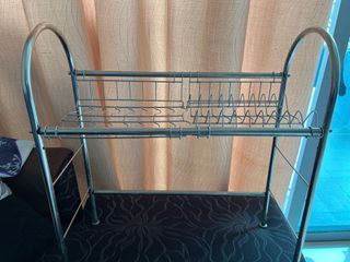 Stainless steel rack for basin