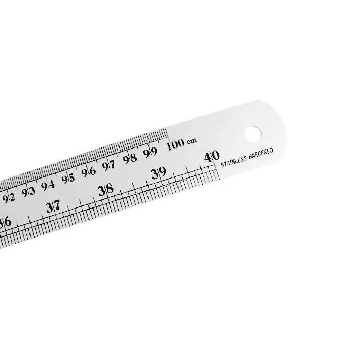 Steel Metal Ruler 6/12/18/24/40 Inch, Hobbies & Toys, Stationery & Craft,  Stationery & School Supplies on Carousell