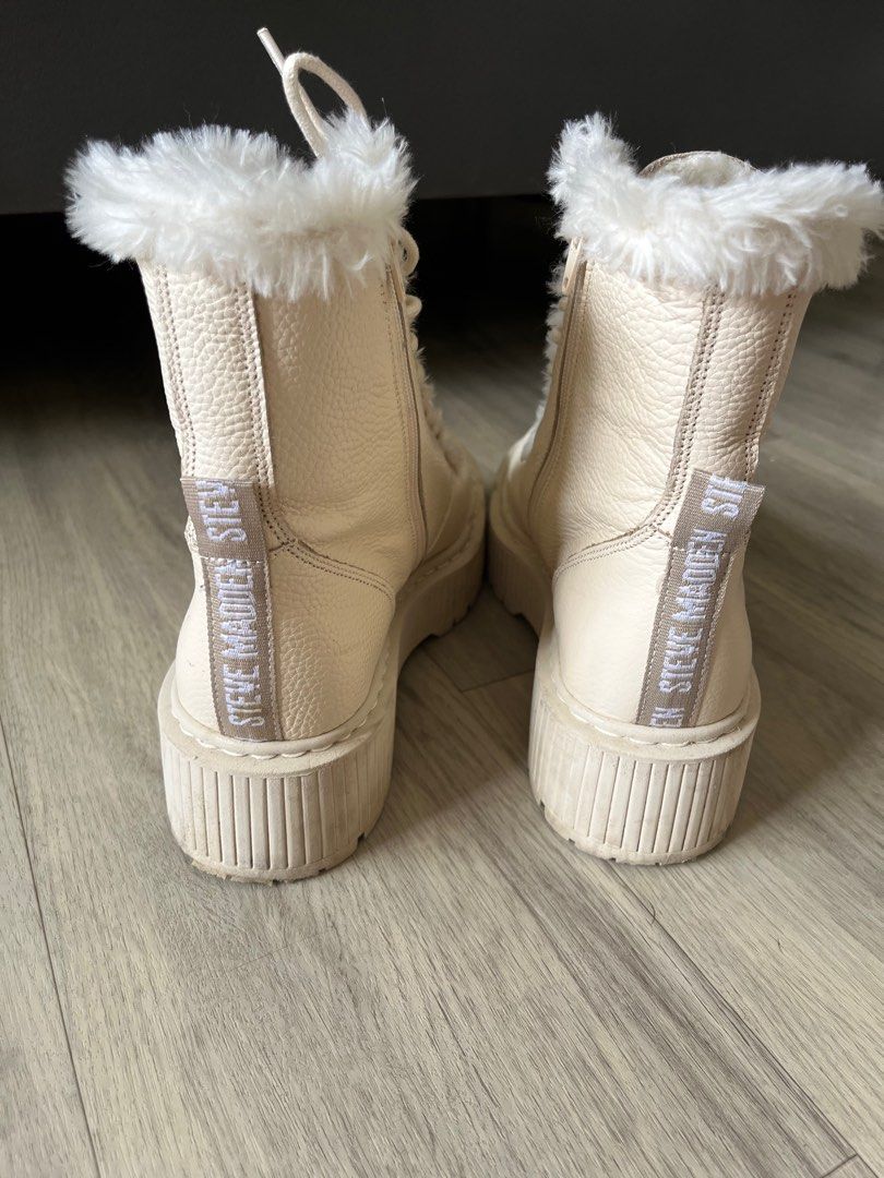 Fur lined fashion boots cheap