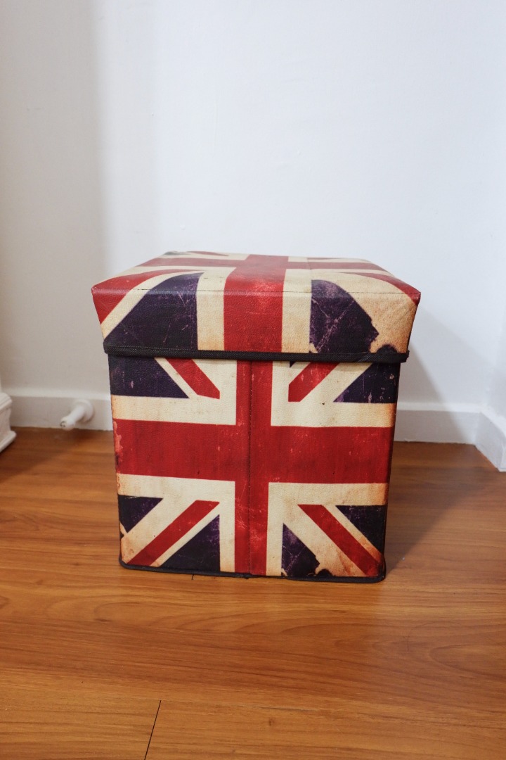 Storage Chair Stool Foldable 1 on Carousell