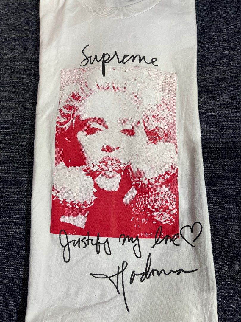 Supreme Madonna tee L, 名牌, 服裝- Carousell