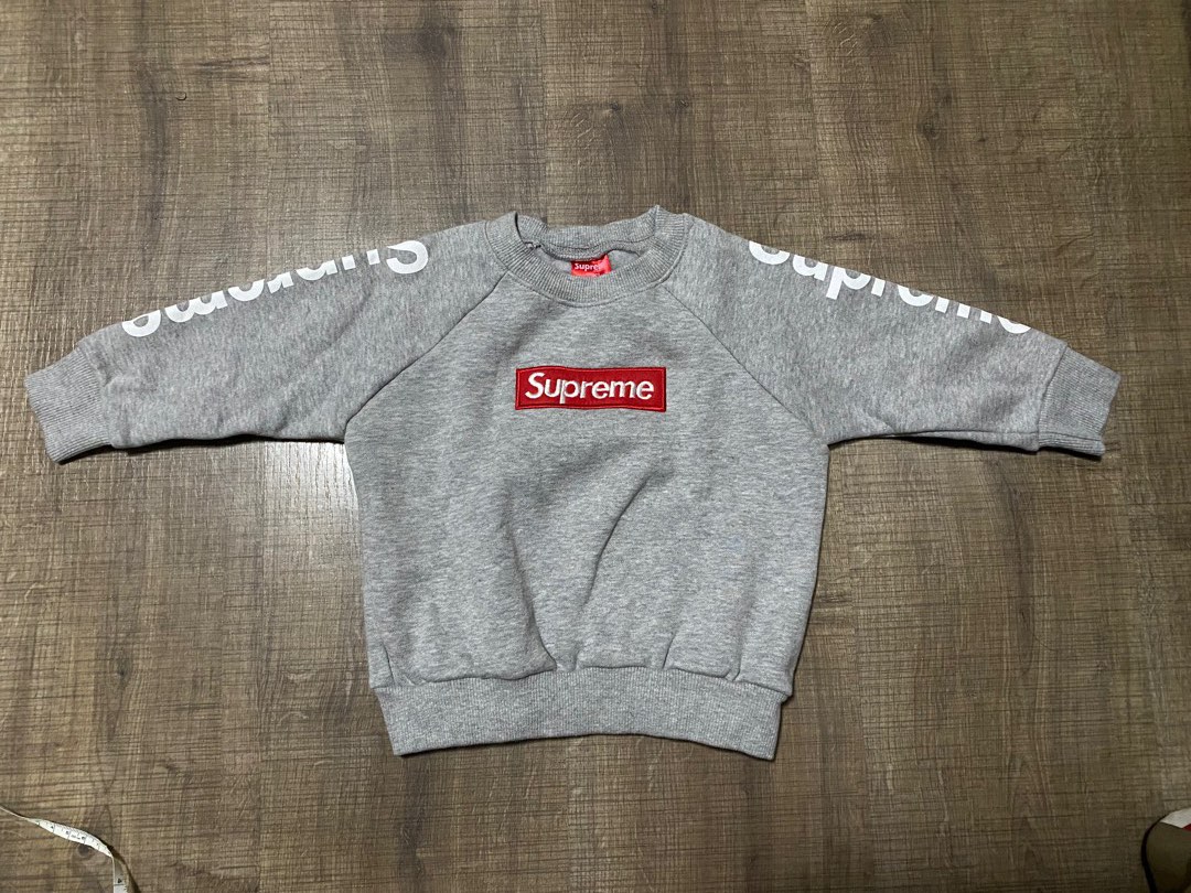 Supreme sweater kids cheap
