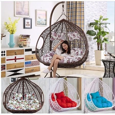 Swing Chair Cushion C820 Queen Cushion Swing Chair Cushion Cover washable Furniture Home Living Home Decor Cushions Throws on Carousell