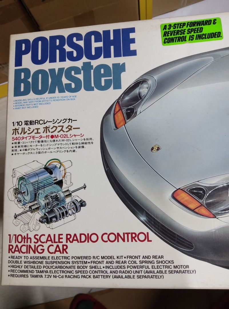 TAMIYA Porsche Boxster 1/10 ラジコンカー&リモコン Vectis Auctions | Tamiya Porsche Boxster Racing Car 1:10