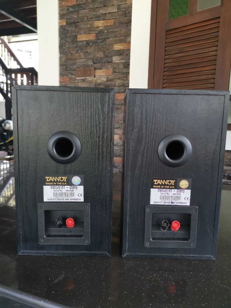 Tannoy Mercury M1 cherry bookshelf, Audio, Soundbars, Speakers