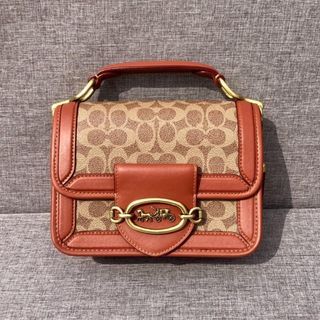 tas coach hero shoulder bag crossbody in signature