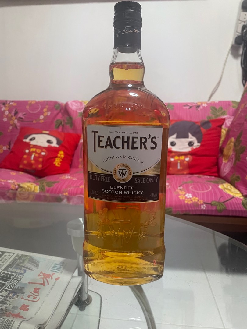 teachers whisky, Food & Drinks, Alcoholic Beverages on Carousell