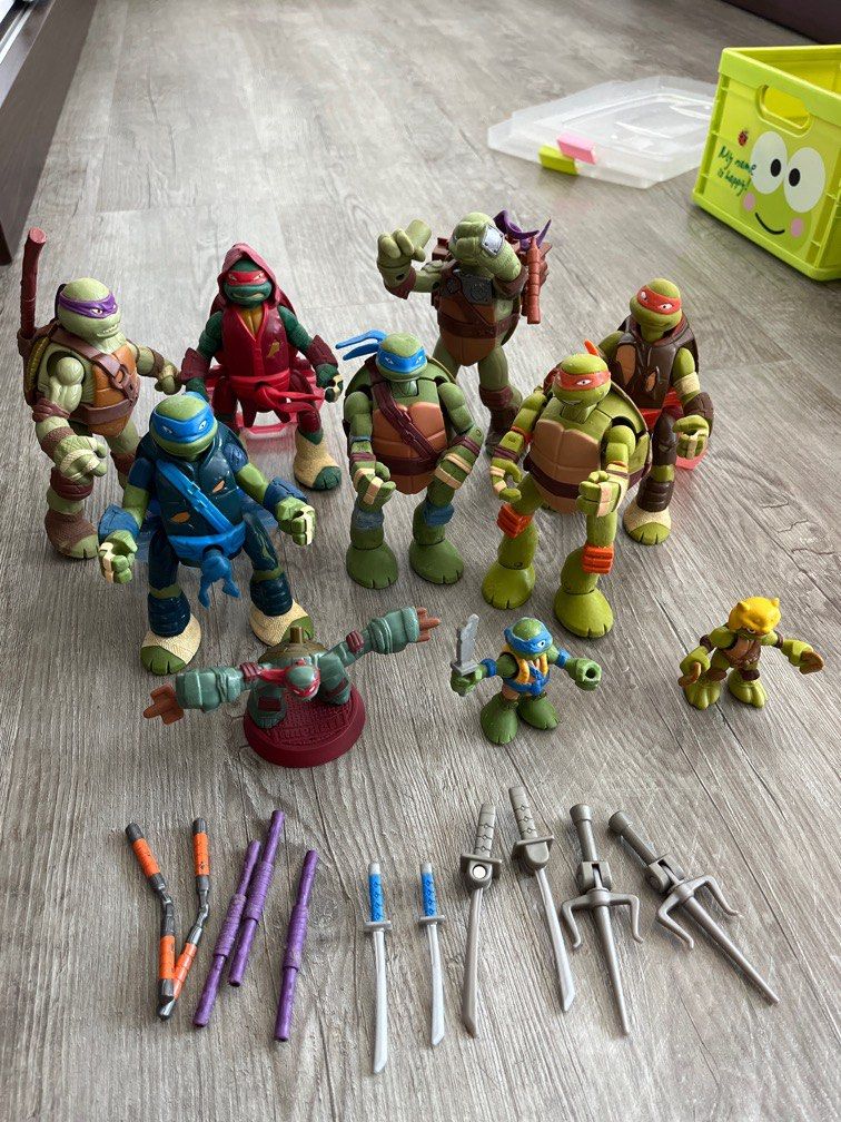 Teenage Mutant Ninja Turtles toys 10 figures, Hobbies & Toys, Toys