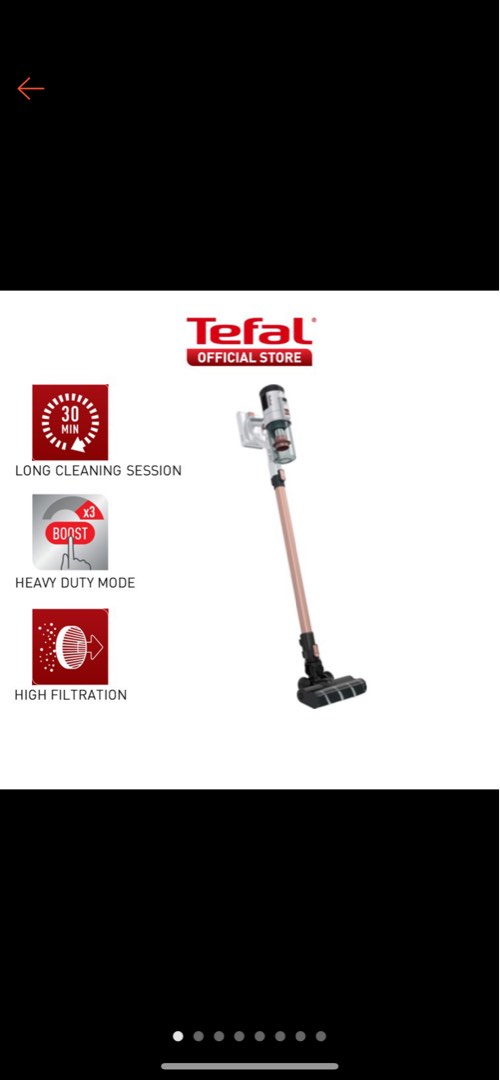 Tefal TY5510 Air Force 360 Light Handstick Vacuum Cleaner, TV & Home ...