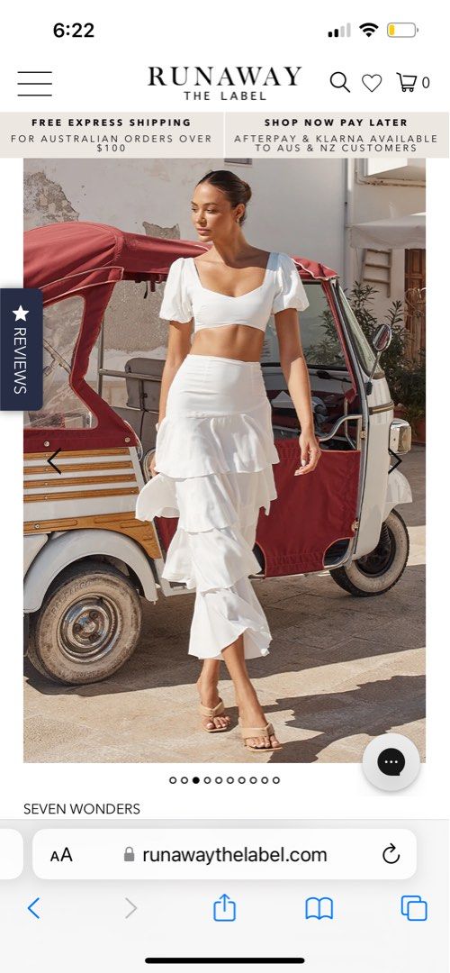 The Runaway Label Priya Crop Top, Women's Fashion, Tops ...