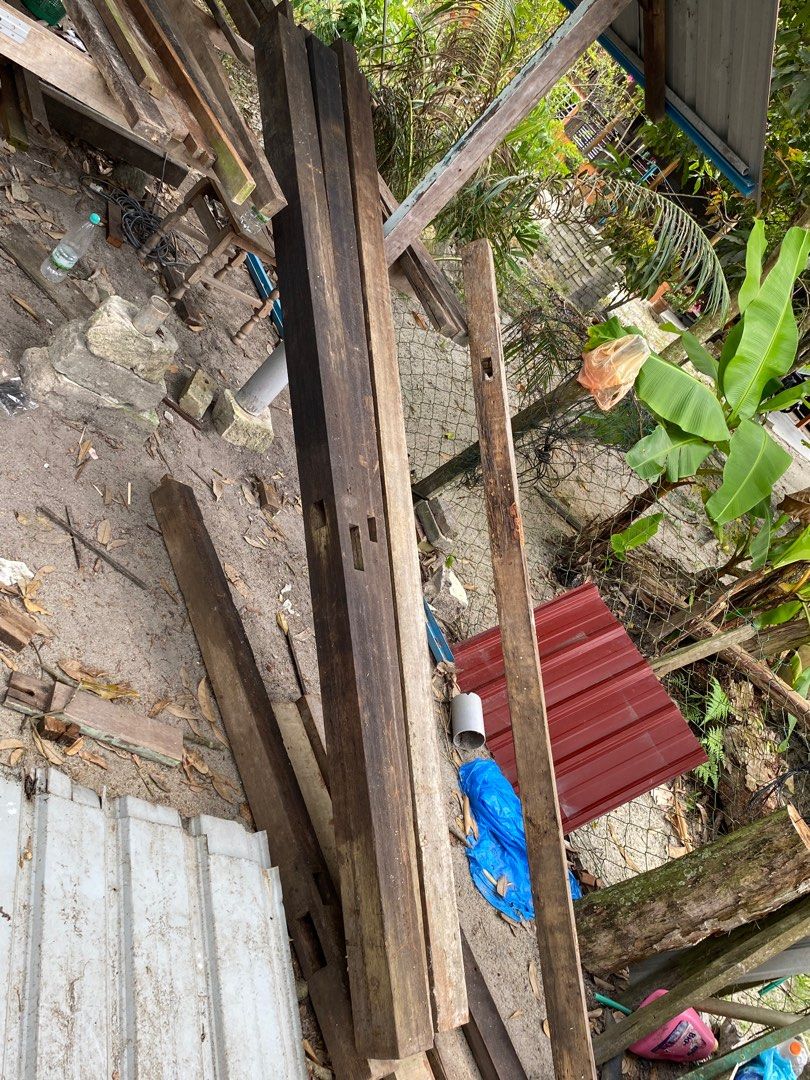 Tiang Rumah Kayu, Furniture & Home Living, Furniture, Other Home