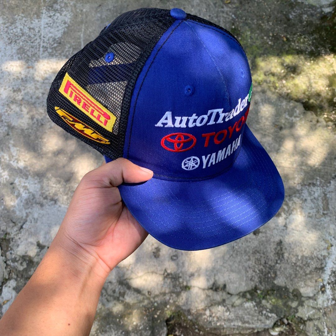 Topi Trucker JGR Racing Auto Trade Pirelli, Fesyen Pria, Aksesoris