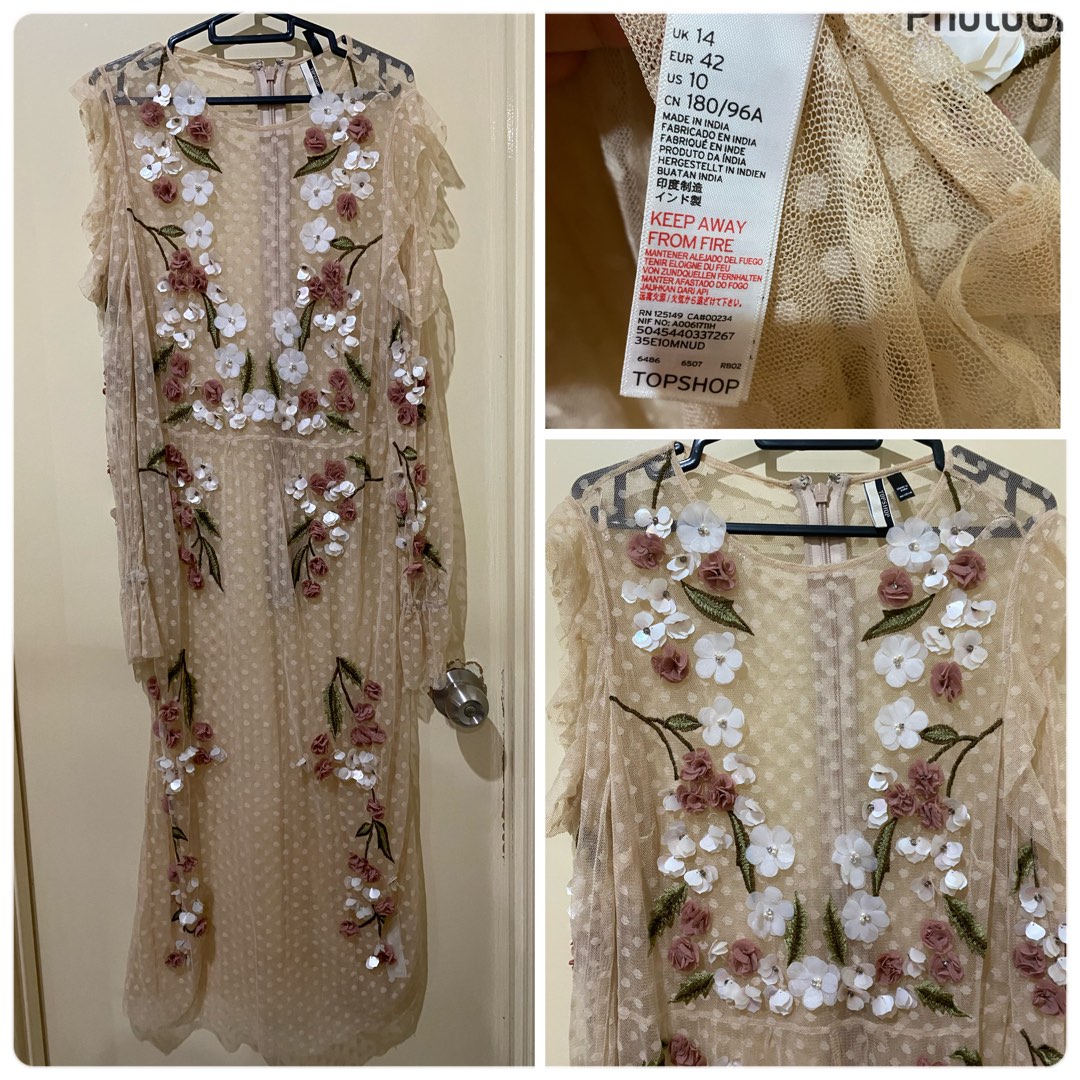 Topshop lace 2024 and beads