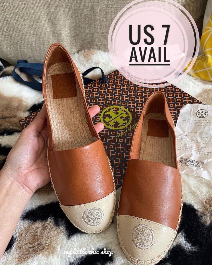 tory burch colorblock espadrille us7, Women's Fashion, Footwear, Flats &  Sandals on Carousell