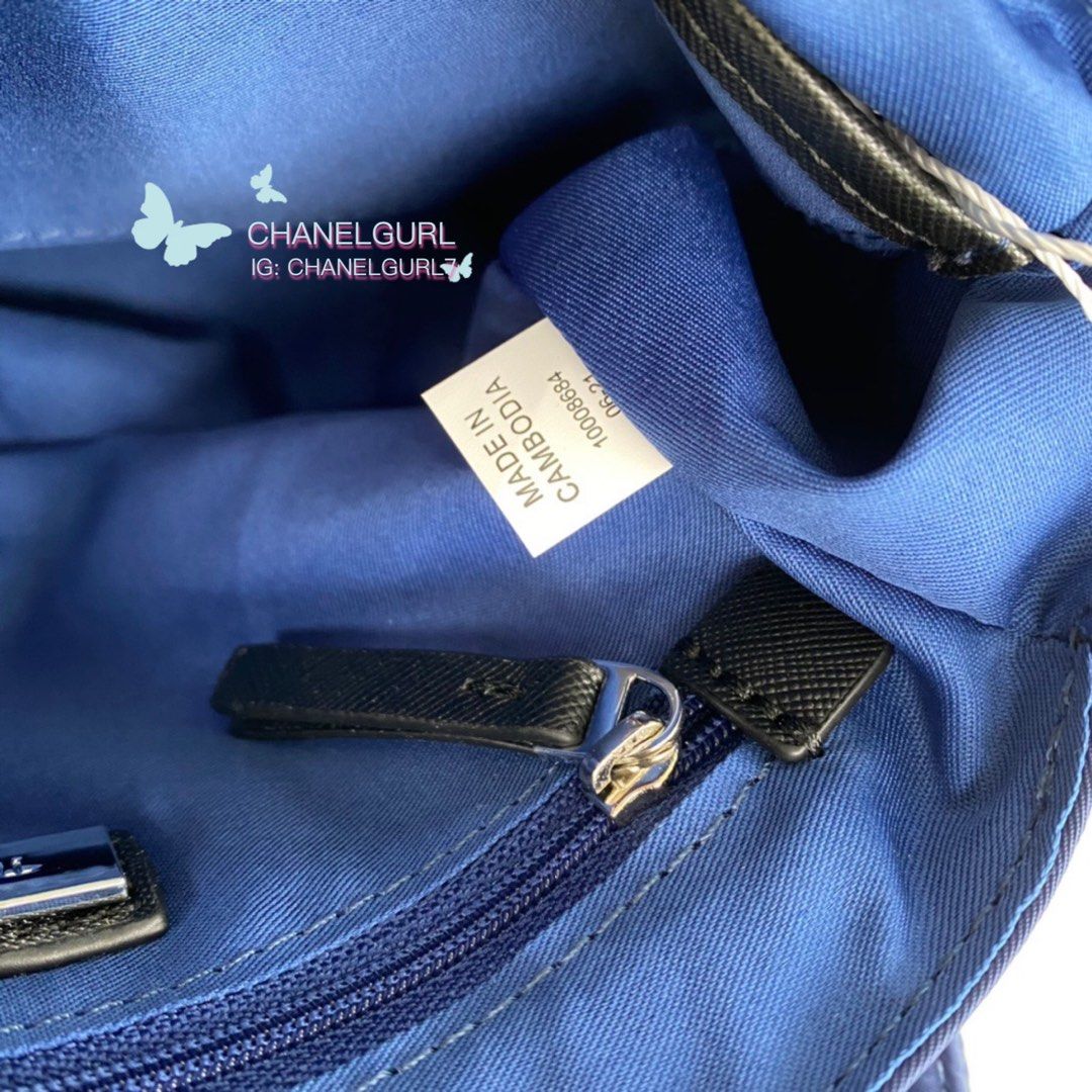 Tory Burch Virginia Messenger Bag Blue Nylon, Women's Fashion, Bags &  Wallets, Cross-body Bags on Carousell