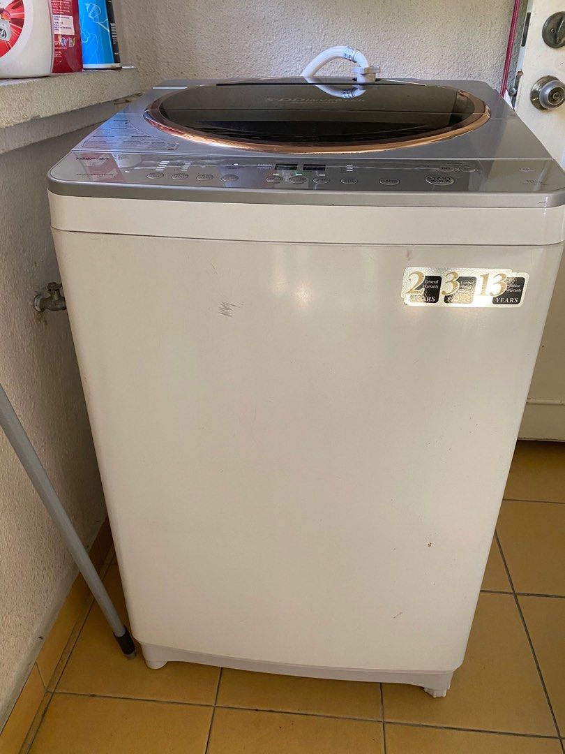 Toshiba Washing Machine 10kg, TV & Home Appliances, Washing Machines