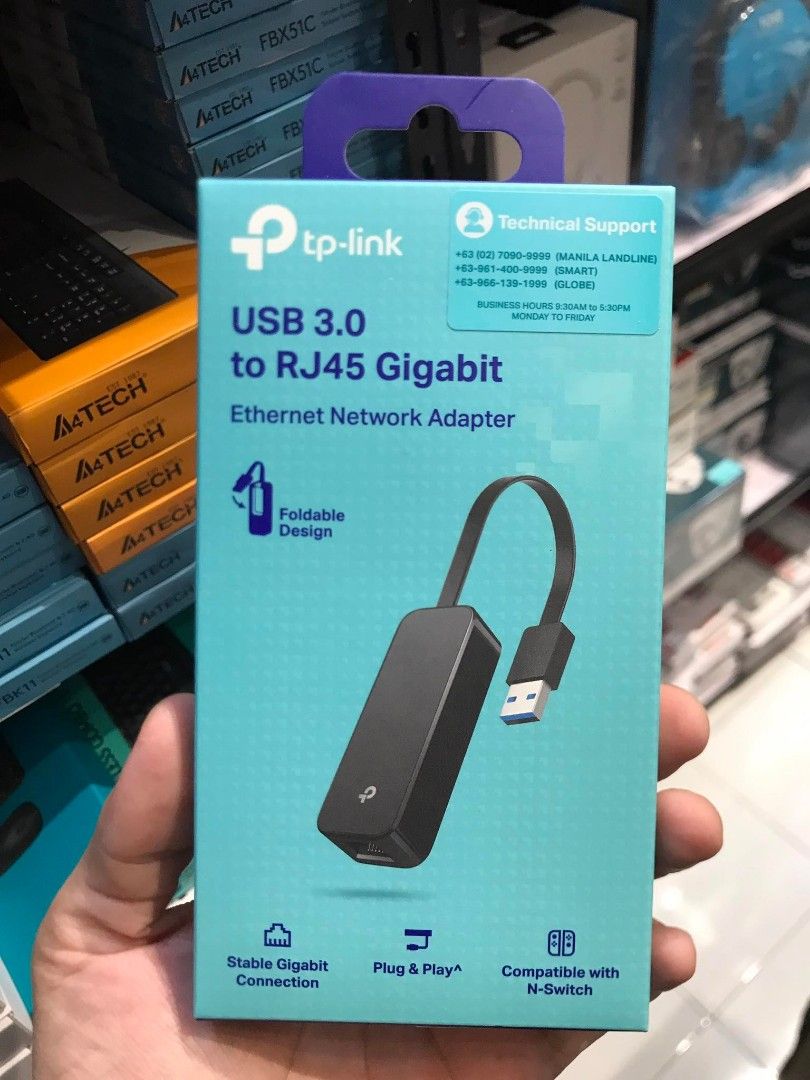 Adaptador Tp-link Ue306 Usb 3.0 A Lan Gigabit Rj-45