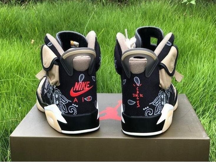 Travis Scott X Air Jordan 6 'paisley Print' Black, 男裝, 鞋, 波鞋