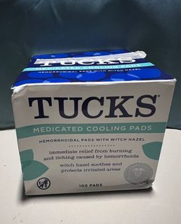 Tucks medicated cooling pads
